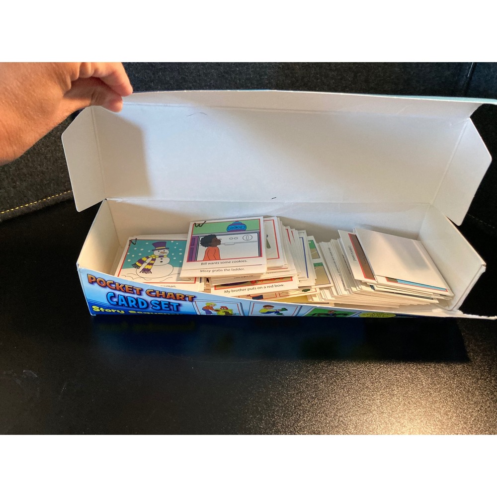 Smethport Story Sequencing Pocket Chart Card Set 125 Double-Sided Teaching 100%‎